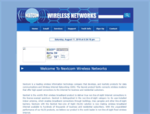 Tablet Screenshot of nextcom.ca