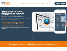 Tablet Screenshot of nextcom.sk